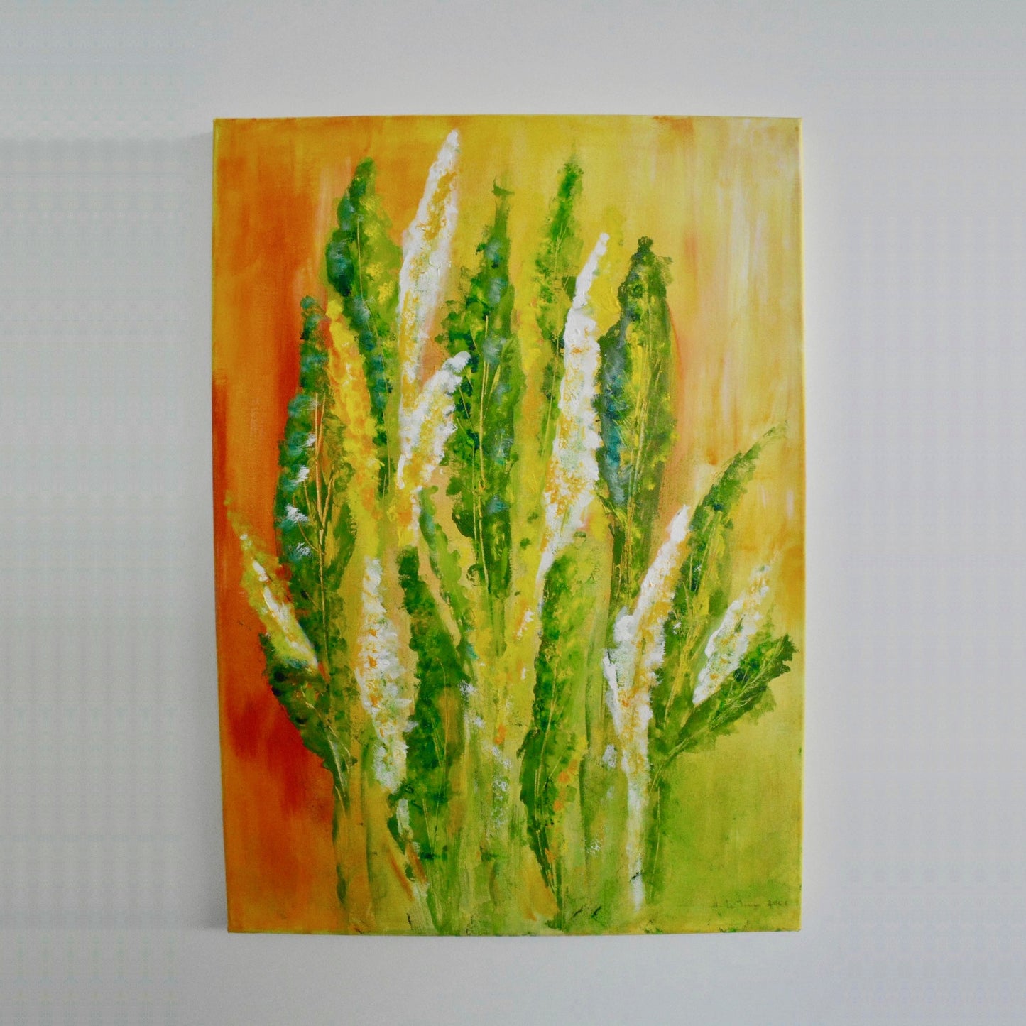 Feuerblume - Gemaltes Bild