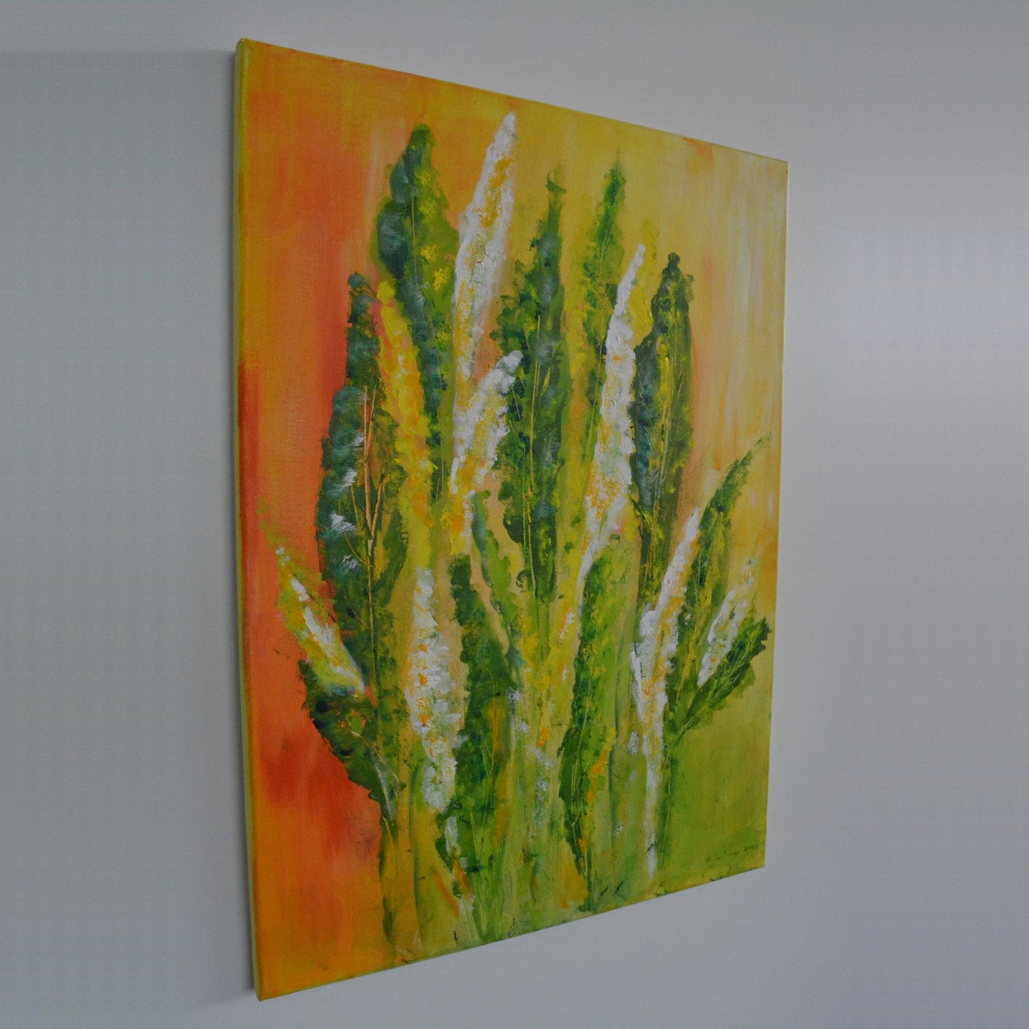 Feuerblume - Gemaltes Bild von links