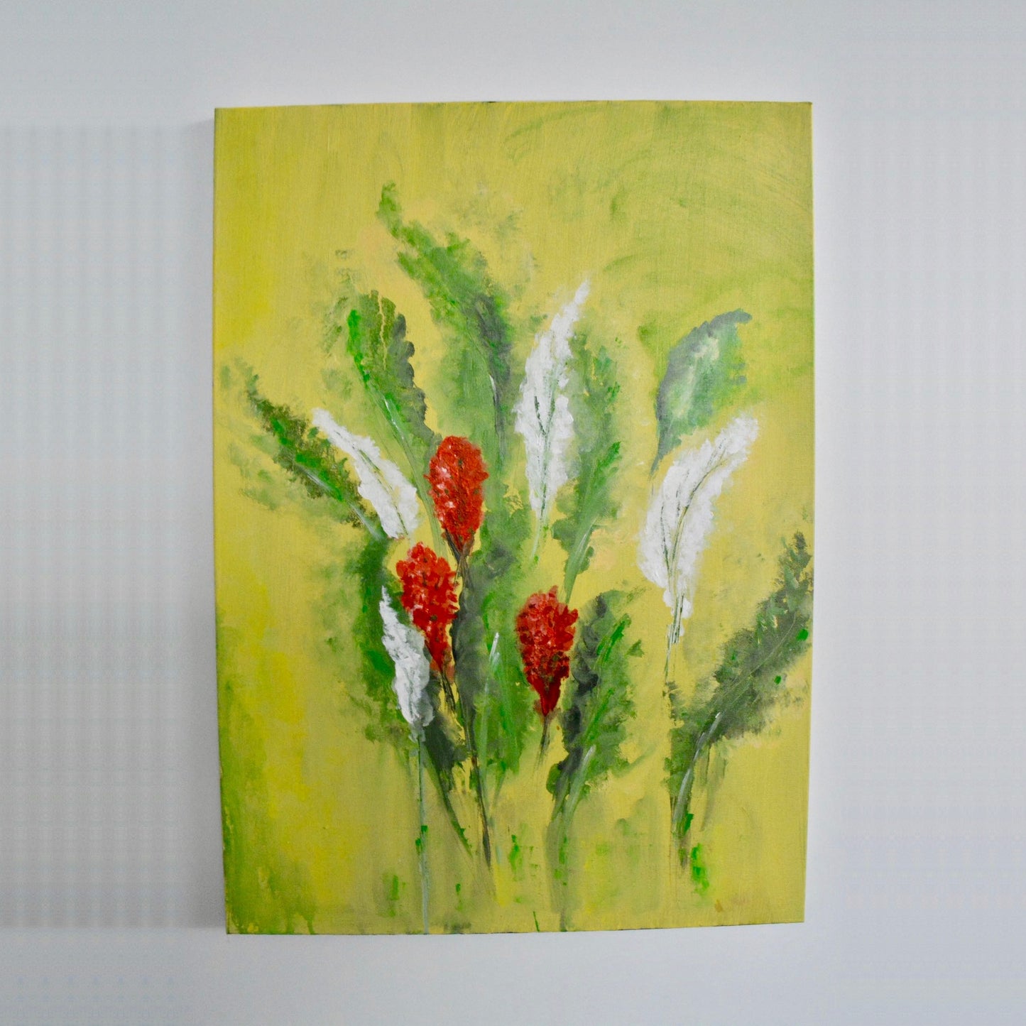 Gemaltes Bild - Verträumter Blumenstrauss