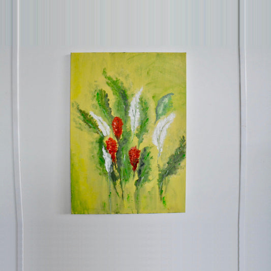 Gemaltes Bild - Verträumter Blumenstrauss Stilfoto