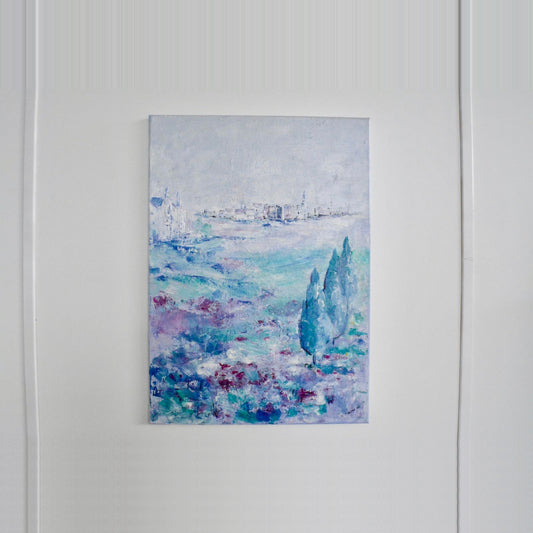 Gemaltes Bild - Ort wo ich lese.. Stilfoto