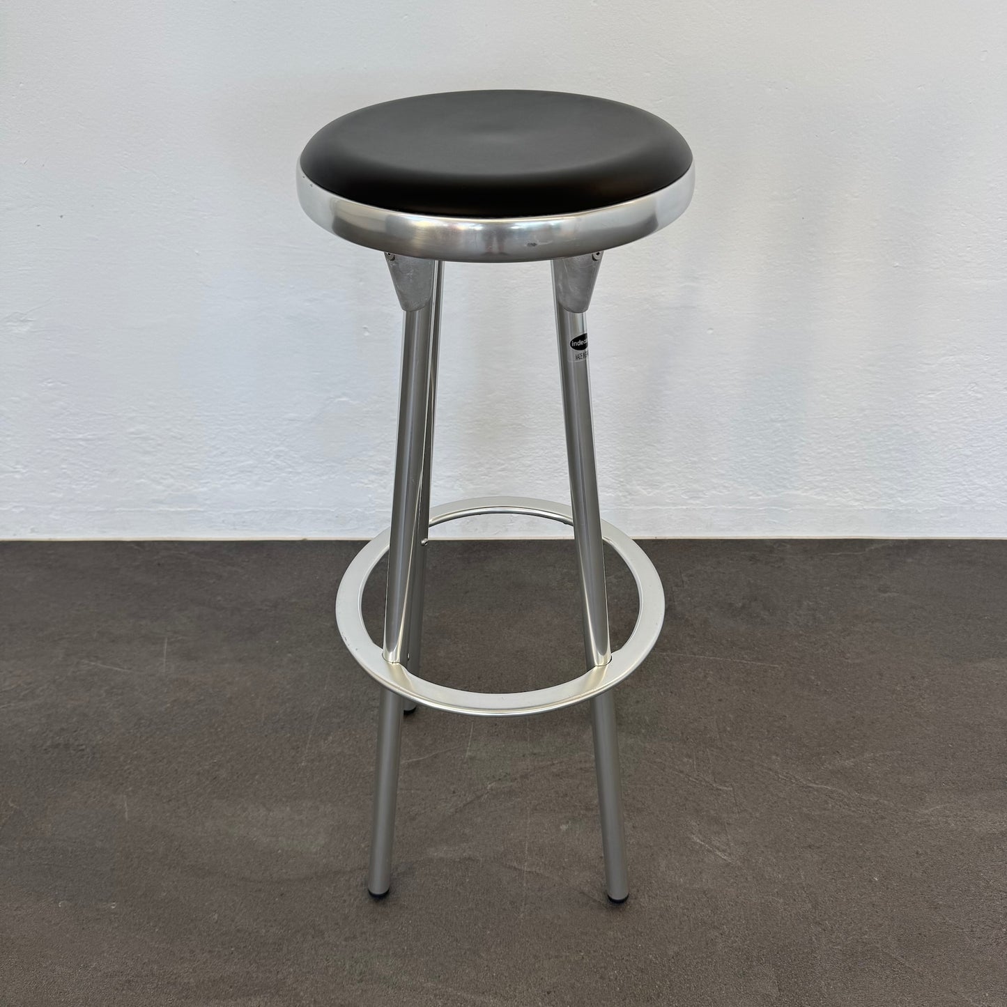 Indecasa TB-09 Barhocker Sitzfläche Kunstoff schwarz