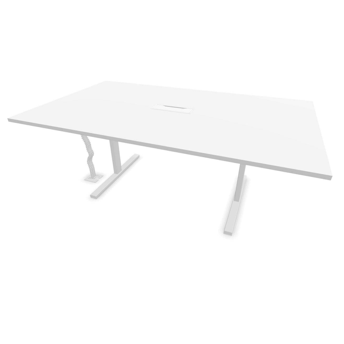 Narbutas T-Easy-2000x1200mm, Gestell Weiss, Tischplatte Weiss