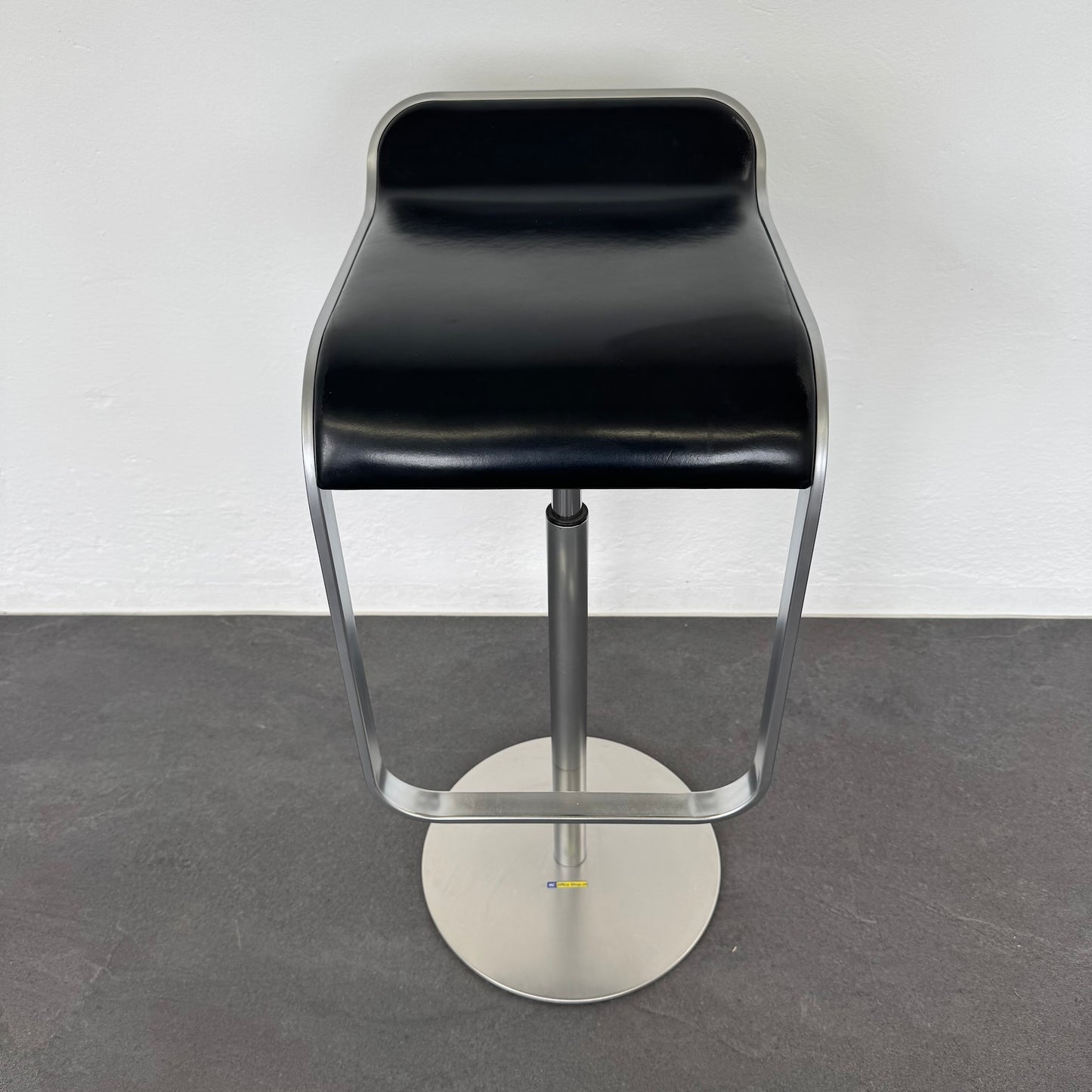 lapalma Lem S80 Barhocker Kunstleder Schwarz