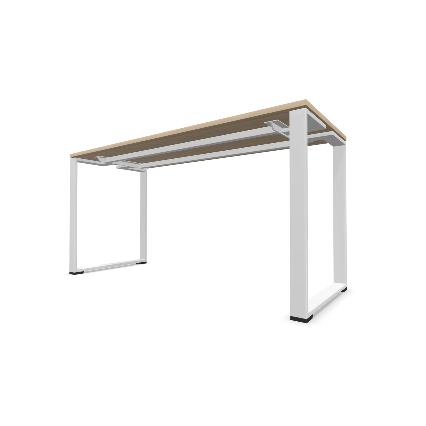 Narbutas Jazz Hochtisch - Spanplatte Eschendekor sandbeige mit Struktur