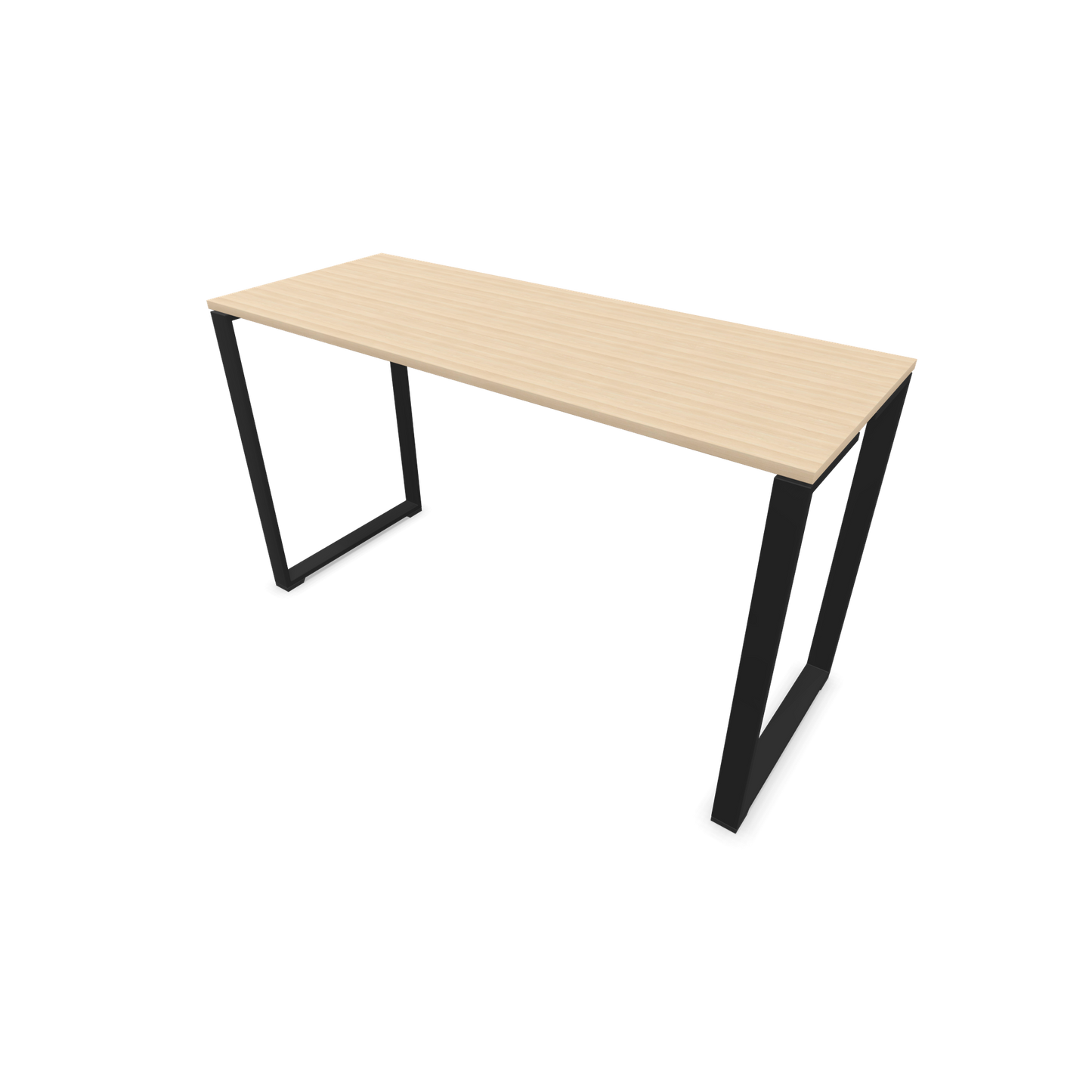 Narbutas Jazz Hochtisch - Spanplatte Eschendekor sandbeige mit Struktur