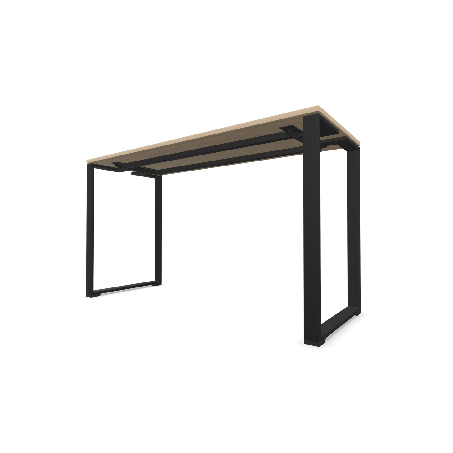 Narbutas Jazz Hochtisch - Spanplatte Eschendekor sandbeige mit Struktur