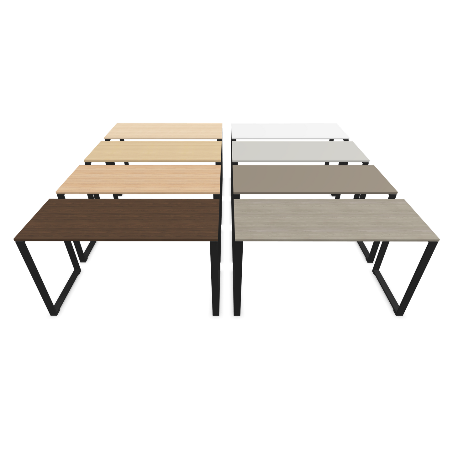Narbutas Jazz Hochtisch - Spanplatte Eschendekor sandbeige mit Struktur