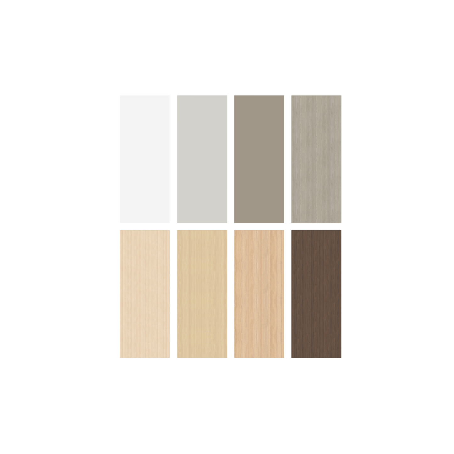 Narbutas Jazz Hochtisch - Spanplatte Eschendekor sandbeige mit Struktur