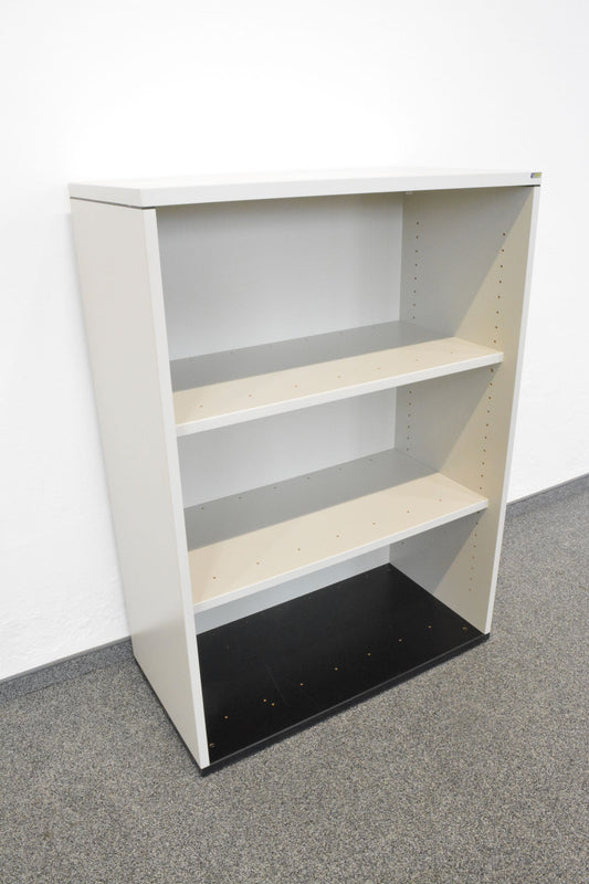 Elan Euroffice Ordner-Regal in Spanplatte Lichtgrau