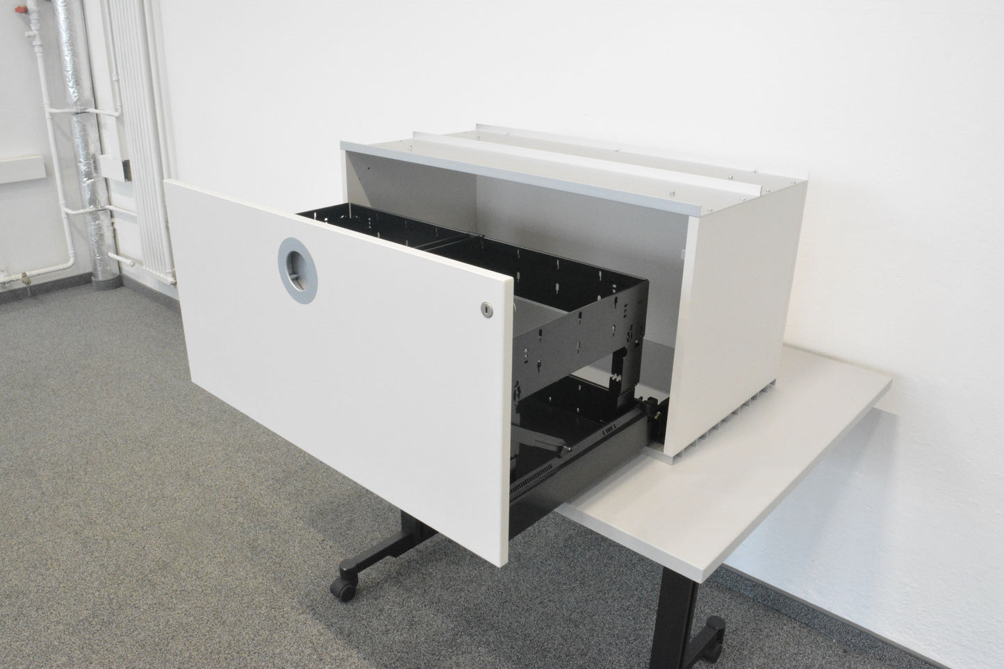 Denz D3 Modul Abdeckung Aluminium silbergrau