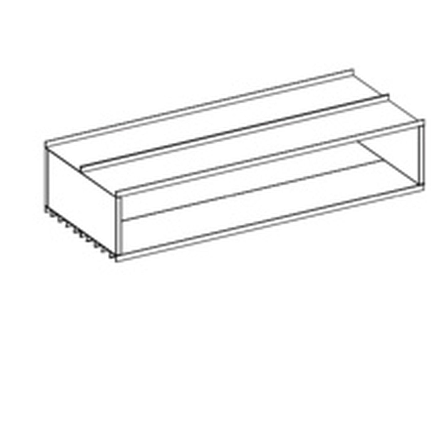 Denz D3 Modul offen A6 MDF Anthrazit 800 mm breit - 6028474