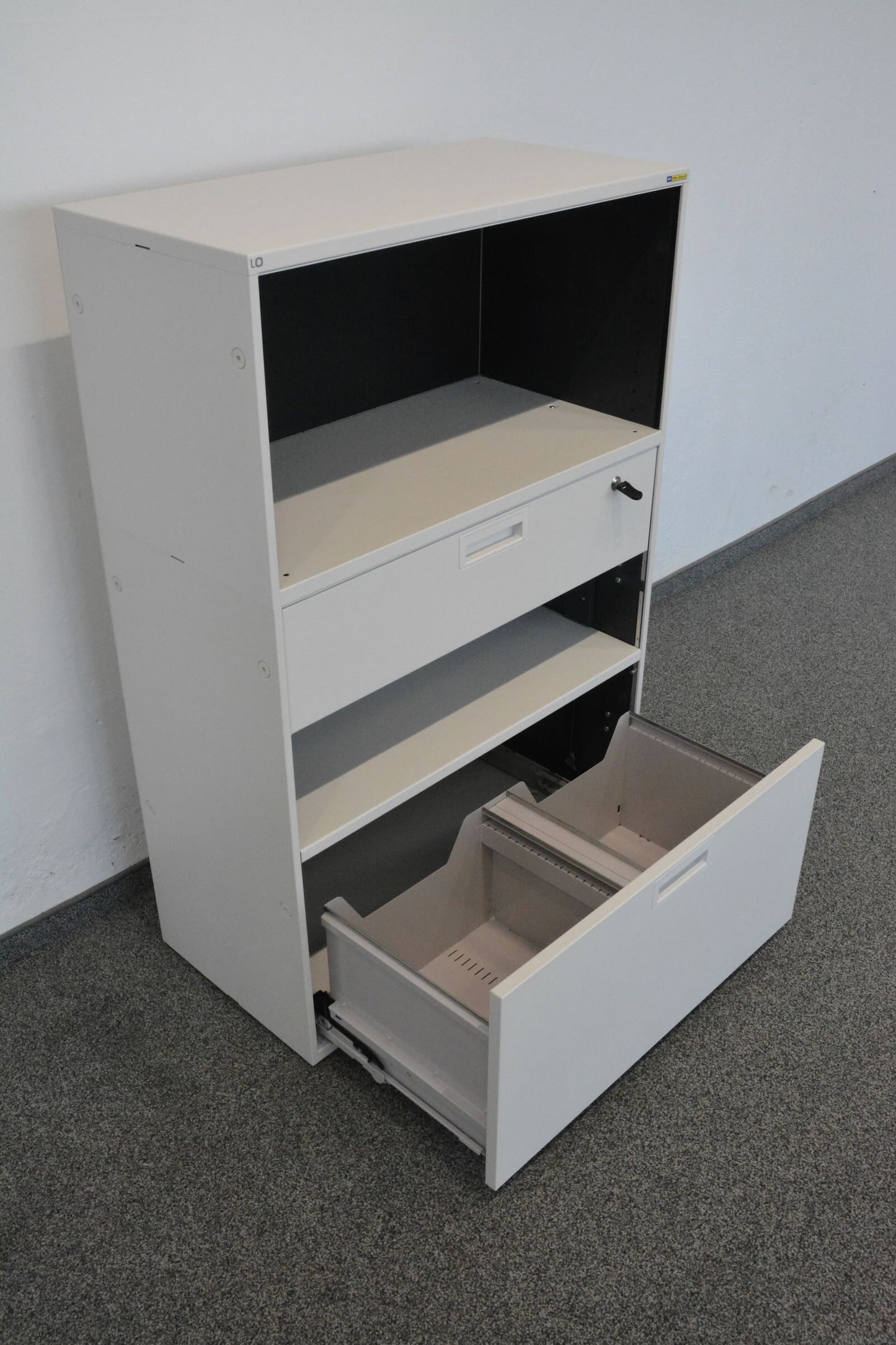 Lista Office Qub Modul-Kombination mit Hängeregister offen