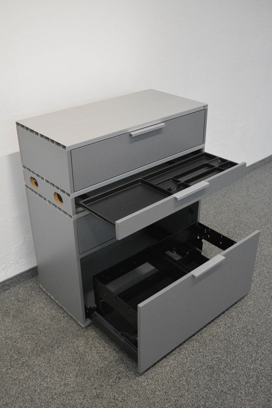 Denz D3 Sideboard mit Materialschale und Hängeregister offen