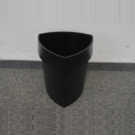 Rexite Abfalleimer 13.5 Liter Kunstoff schwarz 90° seitlich