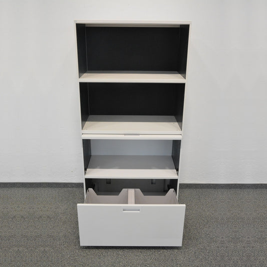 Lista Office Qub Modul-Kombination mit Hängeregister offen