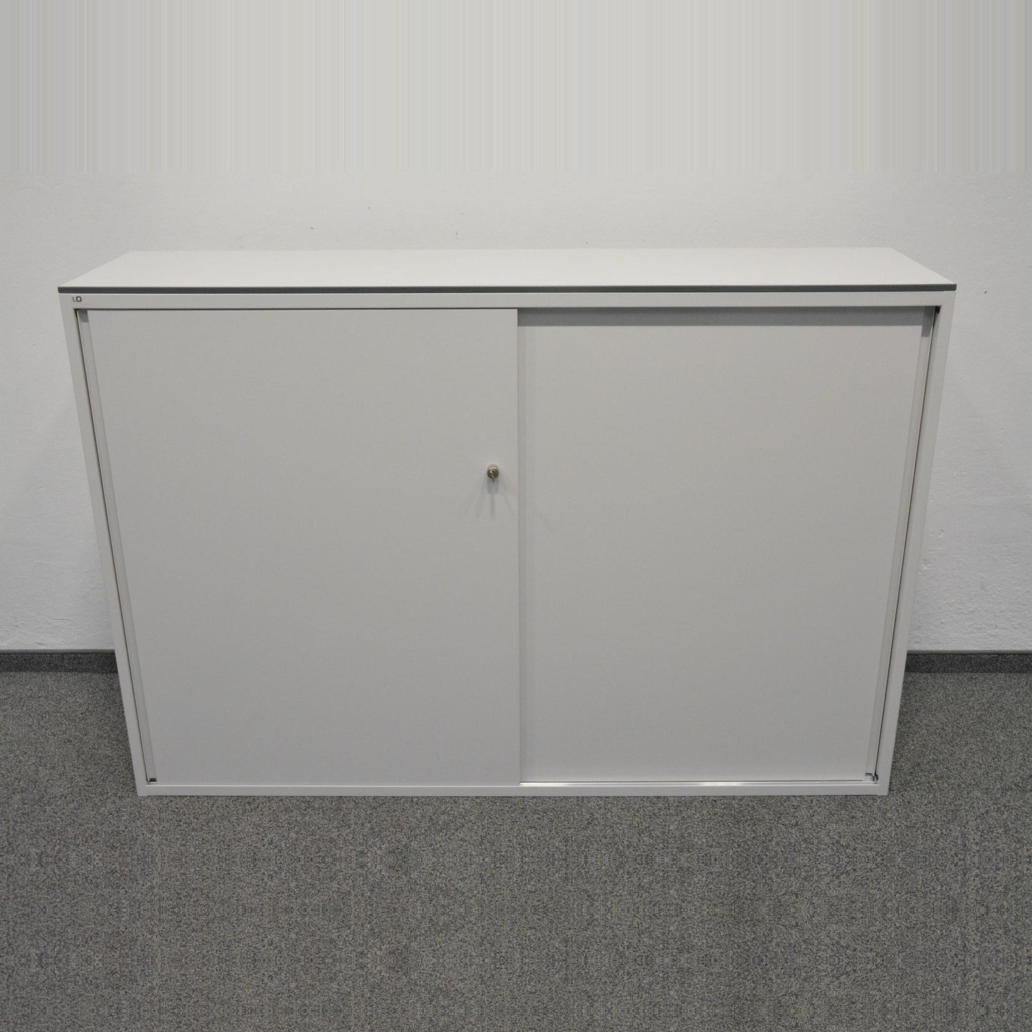 Lista Storage Schiebetür-Aktenschrank Metall Weiss