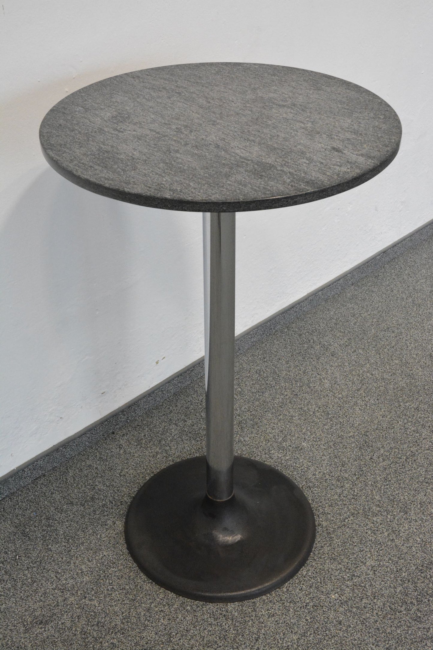 Top Design Classic Stehbartisch Tischplatte aus Stein gemustert