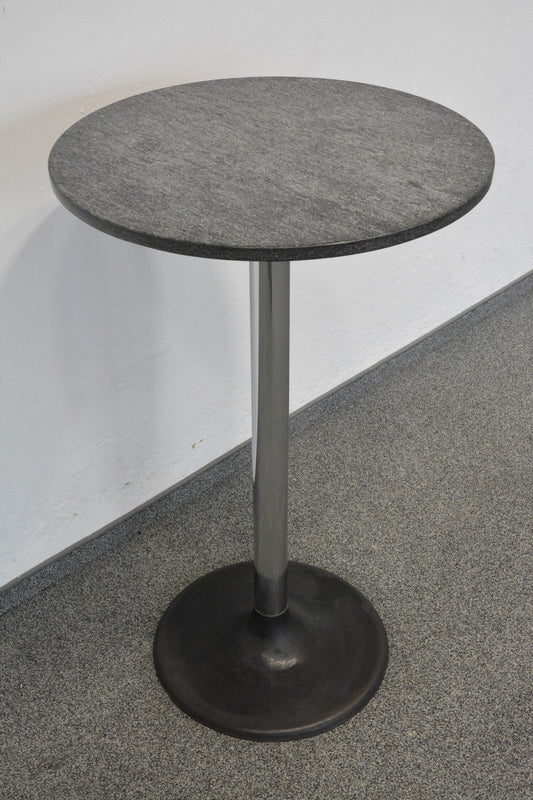 Top Design Classic Stehbartisch Tischplatte aus Stein gemustert