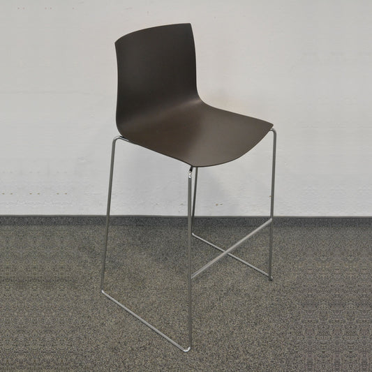 Arper Catifa 46 Barhocker mit Metall Gestell Chrom