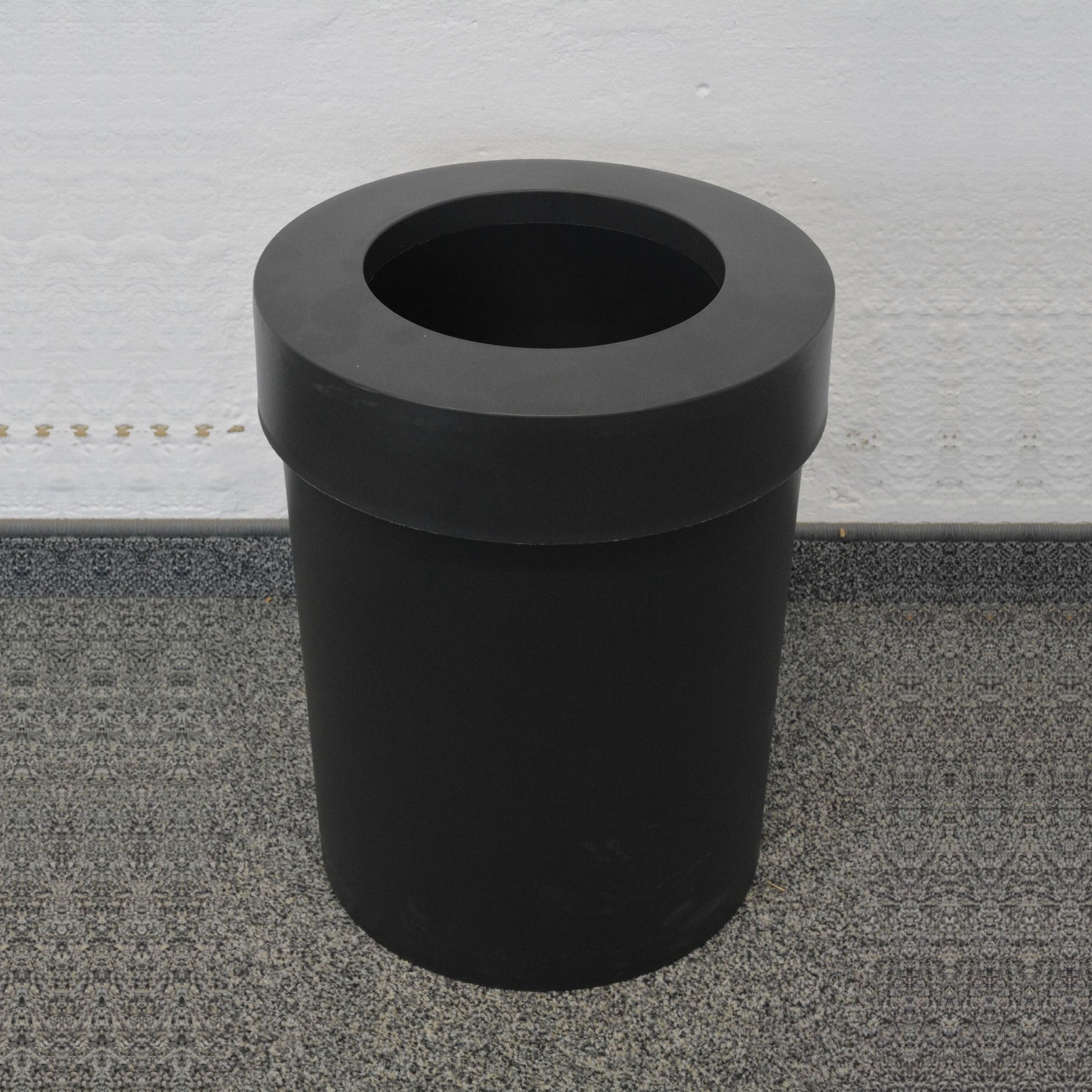 Authentics Midi Cap Abfalleimer Kunstoff Schwarz