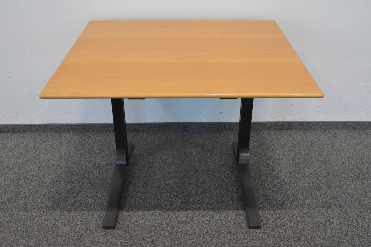 Elan Euroffice Schreibtisch Tischplatte Buchenfurnier