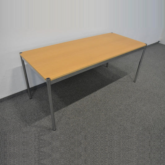 USM Haller Classic Schreibtisch Tischplatte Buchenfurnier