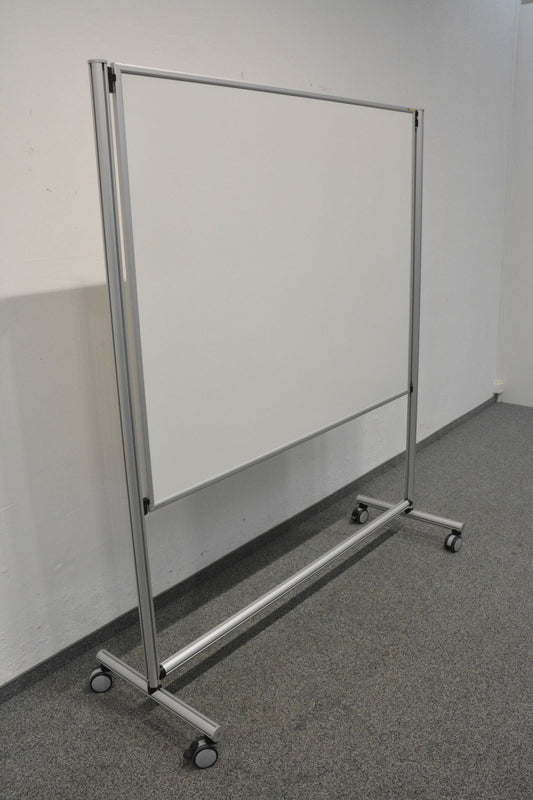 O + C Tafelständer fahrbar beidseitig Whiteboard
