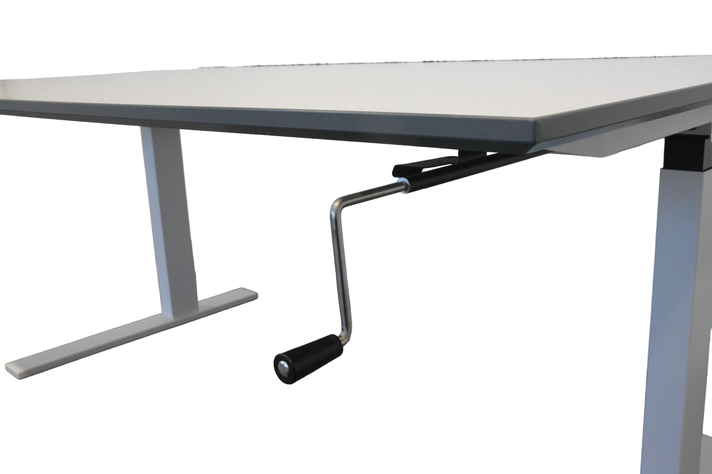 Lista Office LO Extend Schreibtisch Foto Handkurbel