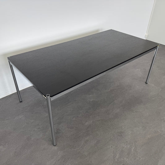 USM Haller Classic Schreibtisch Tischplatte Eiche Schwarz