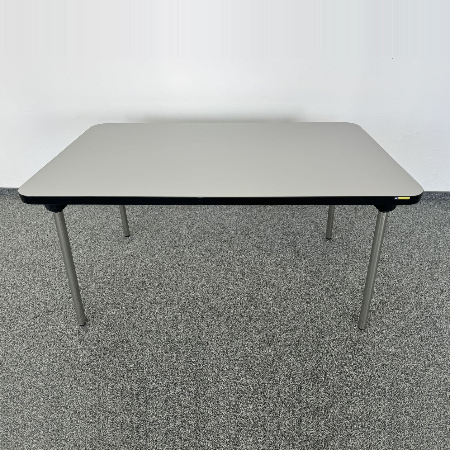 Top Design Free Klapptisch Leichtbauplatte Grau/Schwarz