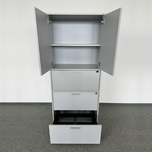 Zurbuchen Tamos Kombischrank mit HR-Auszug und Flügeltüren offen