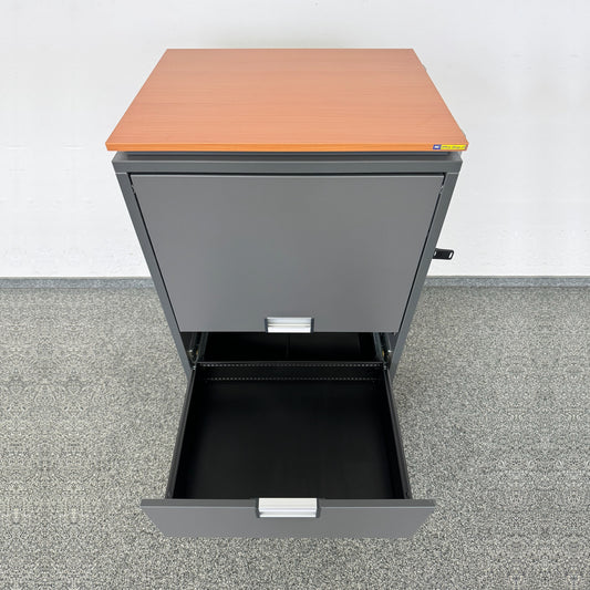 Steelcase Share It Roll-Caddy mit Breitschublade offen