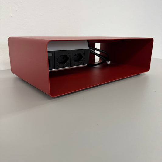 Lista Office LO Plug Ablagefach mit Doppelsteckdose + RJ-45 Anschluss