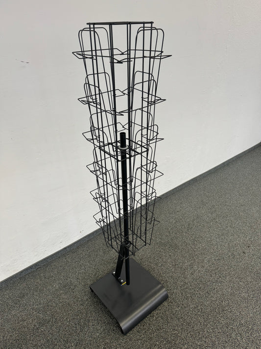 Top Design Prospekthalter mit 4 x 6 Ablagen