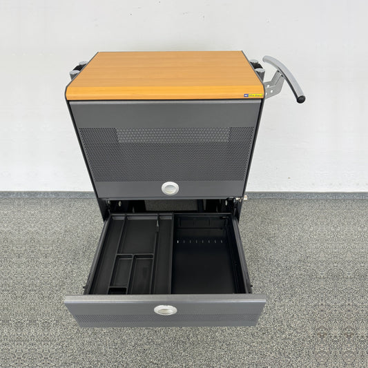 Ergodata Take Off Roll-Caddy Breitschublade offen