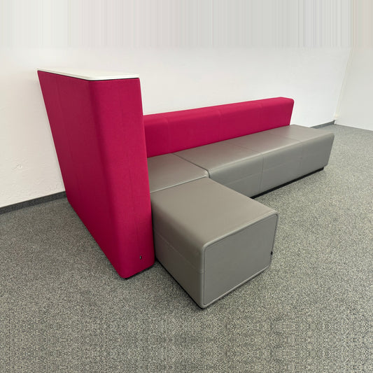 Bene PARCS CAUSEWAY Lounge Sofa Stoff Violett