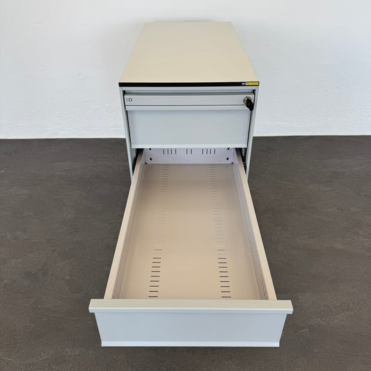Lista Office Serie L Beistell-Korpus mit Schublade offen