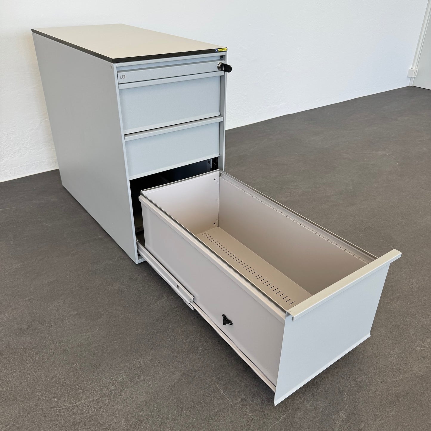 Lista Office Serie L Beistell-Korpus mit Hängeregister offen
