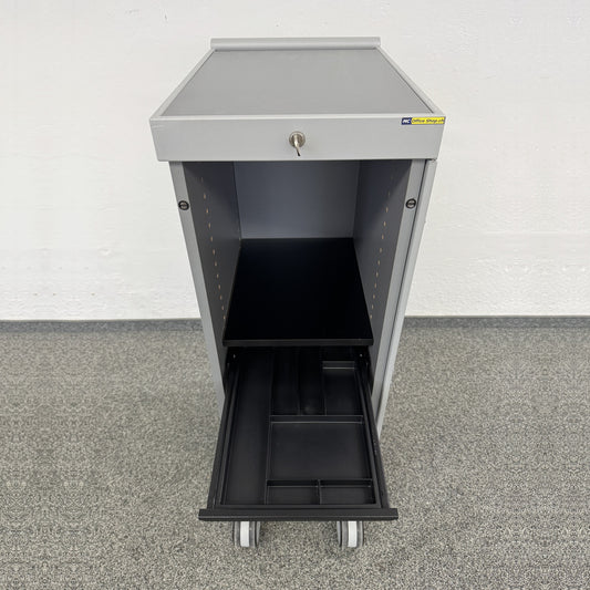 Denz D3 Roll-Caddy mit Materialschale offen