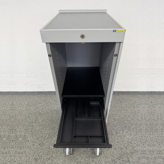 Denz D3 Roll-Caddy mit Materialschale offen