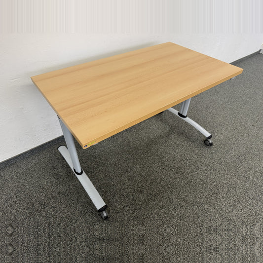 Welle Classico Roll-Sitzungstisch mit Spanplatte Buchendekor