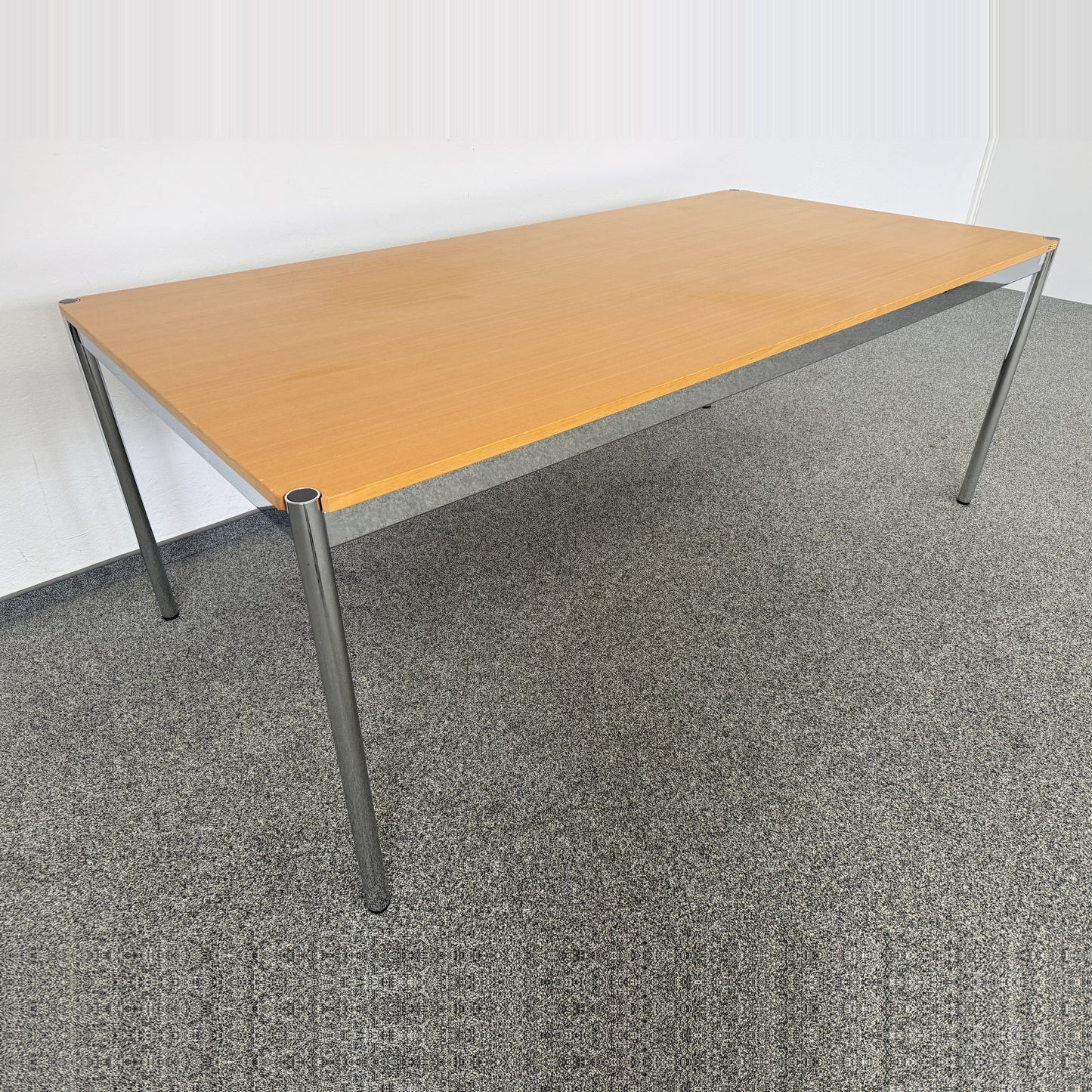 USM Haller Classic Schreibtisch Tischplatte Buchenfurnier