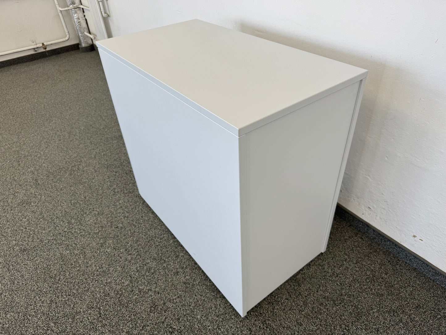 Sitag Apothekerschrank Spanplatte weiss Ansicht von hinten