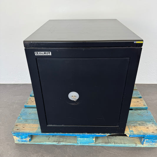 Bauer Tresor aus Metall Schwarz