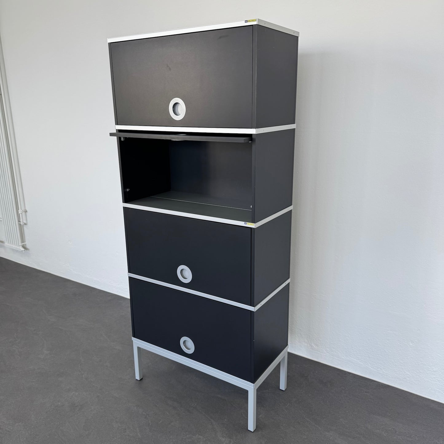 Denz D3 Ordner-Modul mit Klappe offen