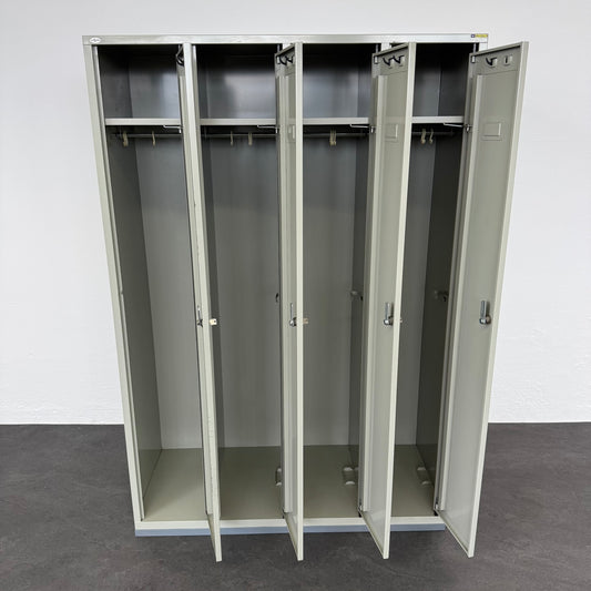 Lista Classic Garderobenschrank mit allen Abteilen offen
