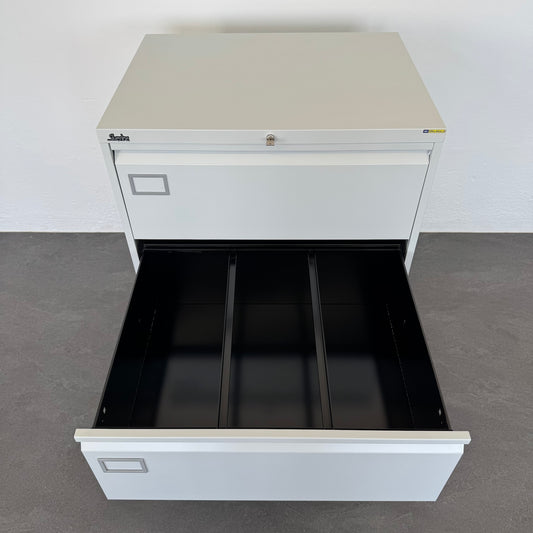 Bisley Silverline Hängeregisterschrank mittlerer Auszug offen