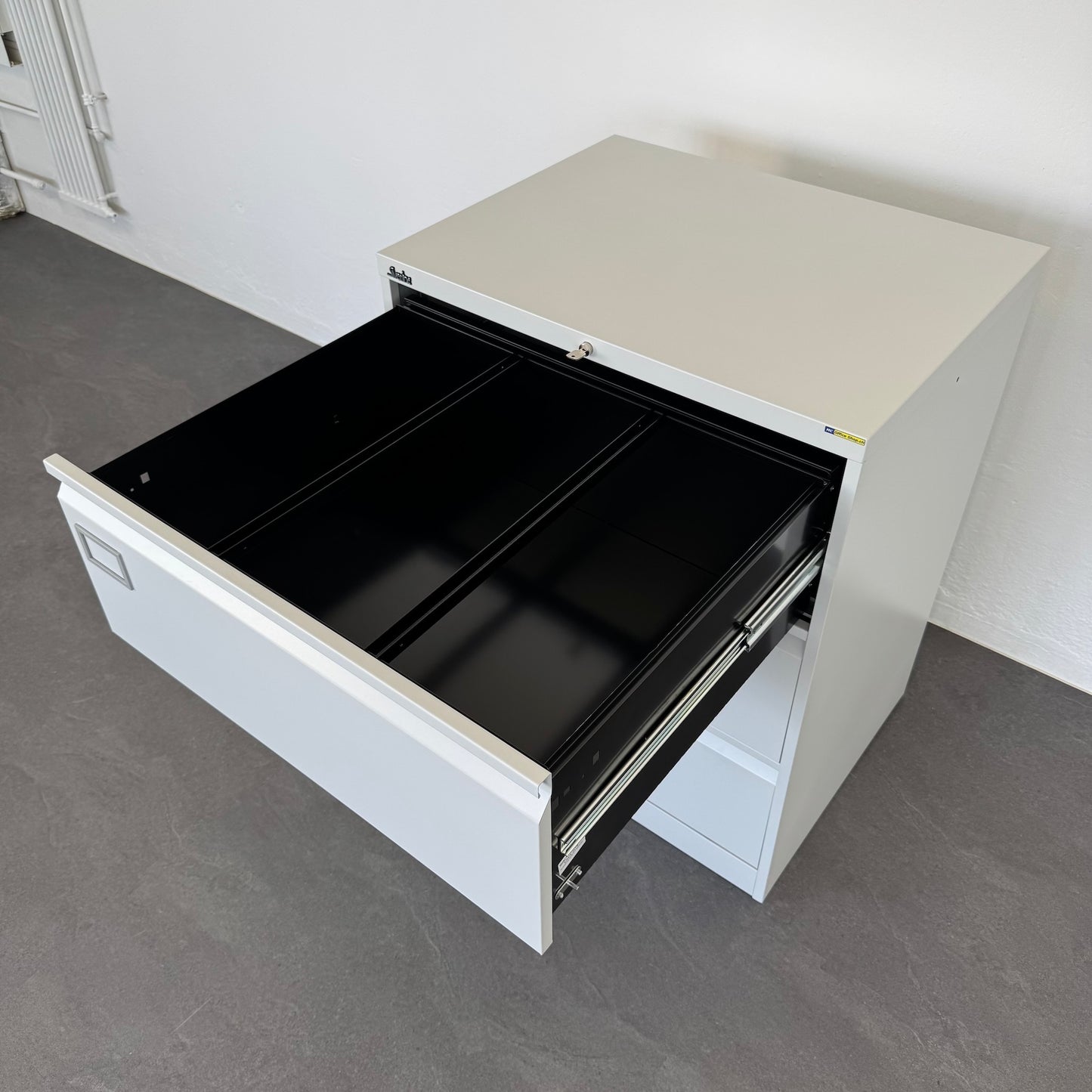 Bisley Silverline Hängeregisterschrank oberer Auszug offen