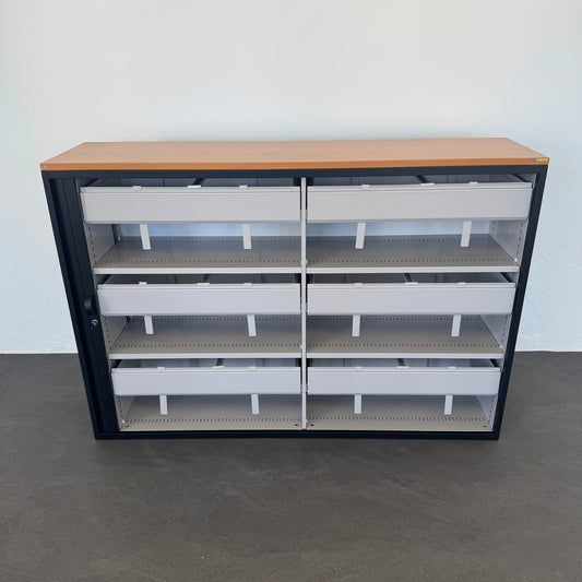 Lista Office Storage Lateralschrank mit Hängeregister Auszügen